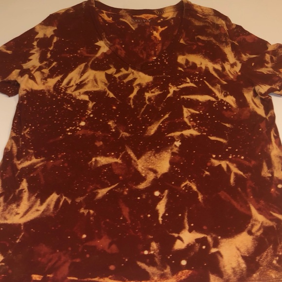 Handmade custom reverse tie dye tee - Picture 2 of 7